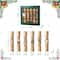 Glitzhome® 12" Christmas Kraft Paper Characters Tag Party Cracker with Gift Contents, 6ct.